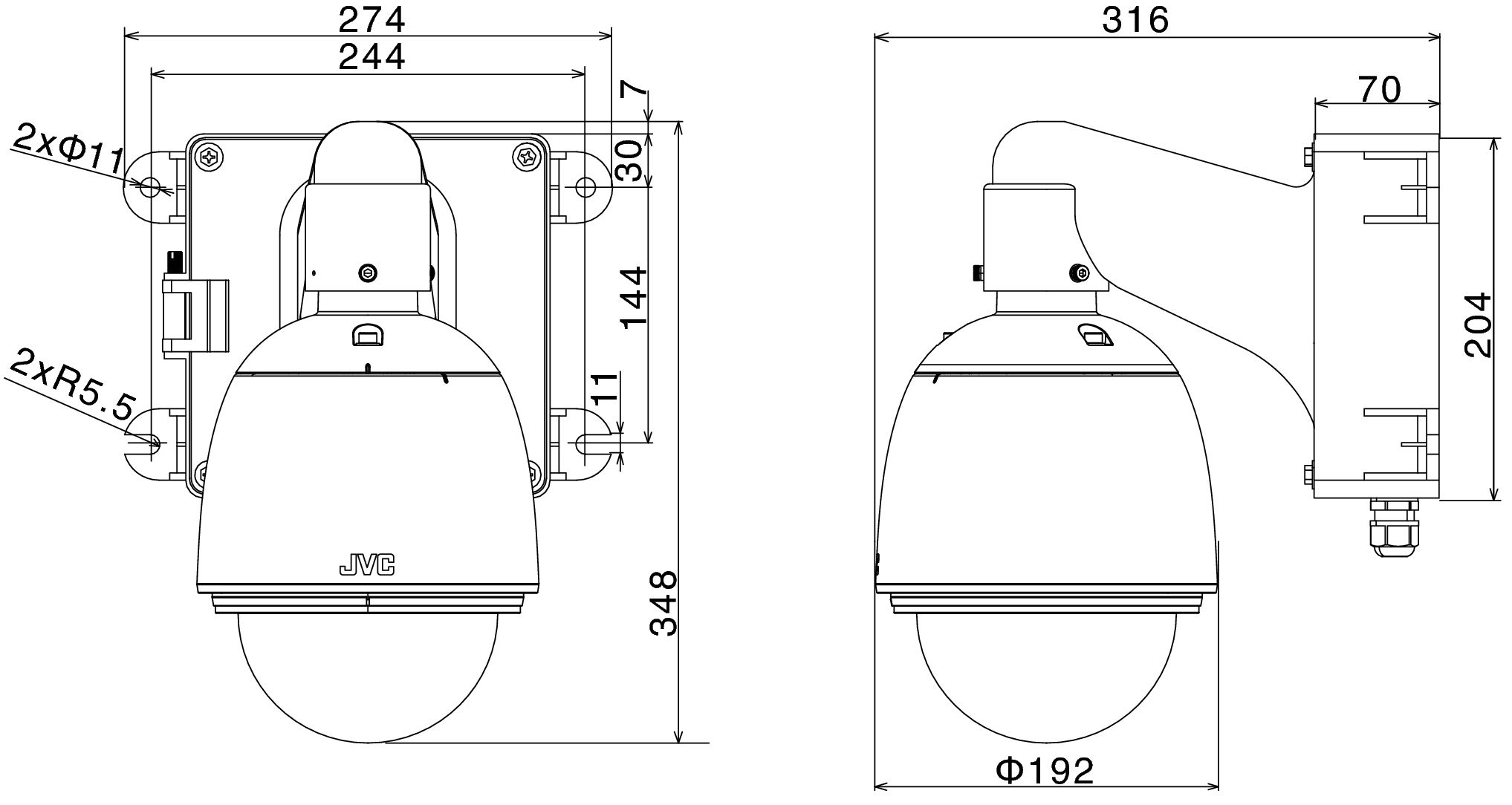 Gaikei sunpozu VN-H658WP Horizontal